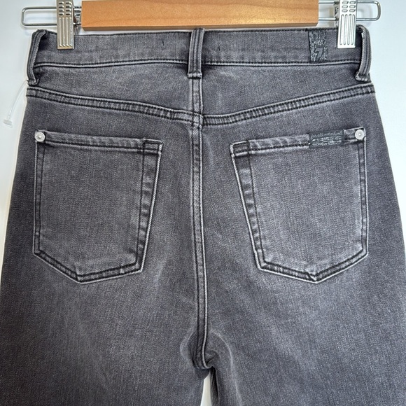 7 for All Mankind High Waist Metallic Stripe Skinny Jean - 24‎ - Picture 7 of 9